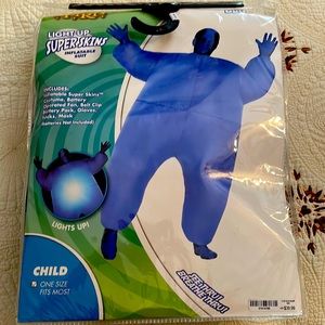 Child size inflatable suit